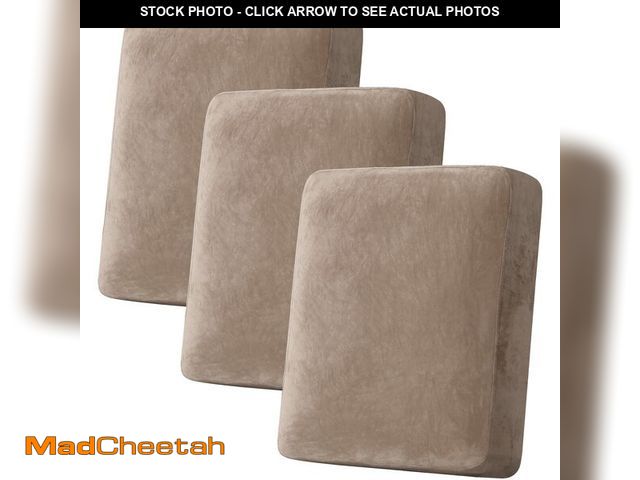 Lot 74-12701341 - H.VERSAILTEX Velvet Stretch Couch Cushion Cover Plush Cushion Slipcover for Chair Loveseat Sofa Cush...