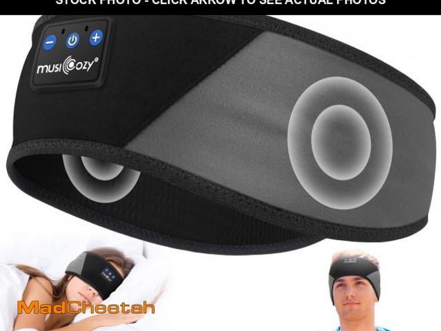 Lot 74-12439865 - MUSICOZY Sleep Headphones Bluetooth 5.4 Headband, Wireless Earphones Music Sleep Earbuds Sleeping Ey...