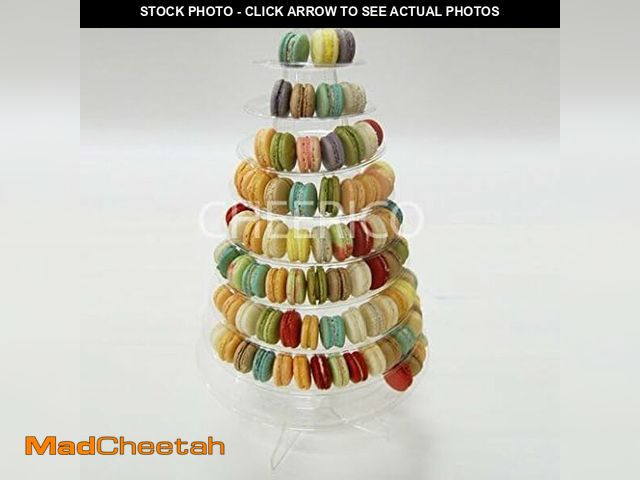 Lot 74-12588403 - 10 Tier Round Macaron Tower Macaron Stand to Hold 230 Macarons - UNUSED