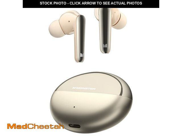 Lot 74-13717688 - Monster N-Lite 203 AirLinks Wireless Earbuds, Bluetooth 5.3 Headphones HiFi Stereo, Wireless Earphon...