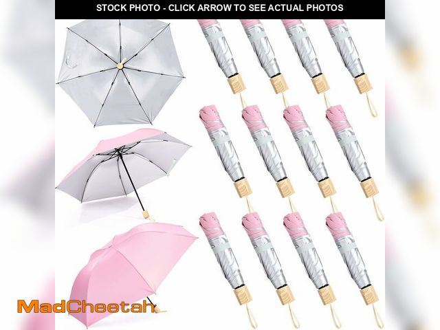 Lot 74-13954334 - Silkfly Folding Umbrella Bulk Windproof Portable Lightweight Travel Mini Umbrella for Outdoor Weddin...