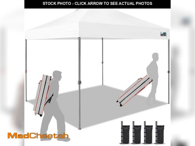 Lot 74-12540612 - Eurmax USA NOMATTER ONE-Person Open&amp;Close 10x10ft Pop Up Canopy TentÃ¯Â¼ÅPortable Shelter Canop...