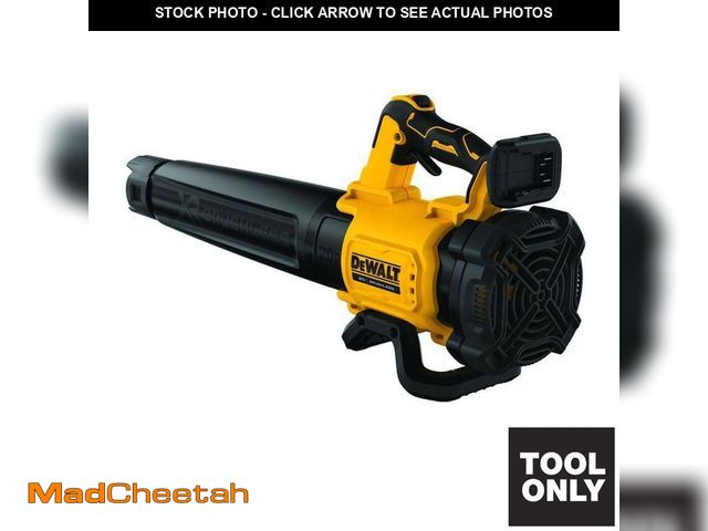 Lot 74-12799285 - DEWALT 20V MAX 125 MPH 450 CFM Brushless Cordless Handheld Leaf Blower with Concentrator Nozzle (Too...