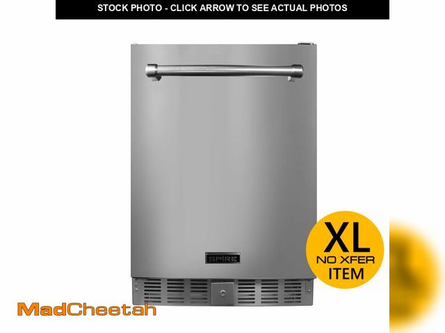 Lot 74-12787595 - SPIRE Premium Stainless Steel 5.1 Cu.Ft. Compact Refrigerator, Temperature Control 0 to 10ÃÂ°C, 4 S...