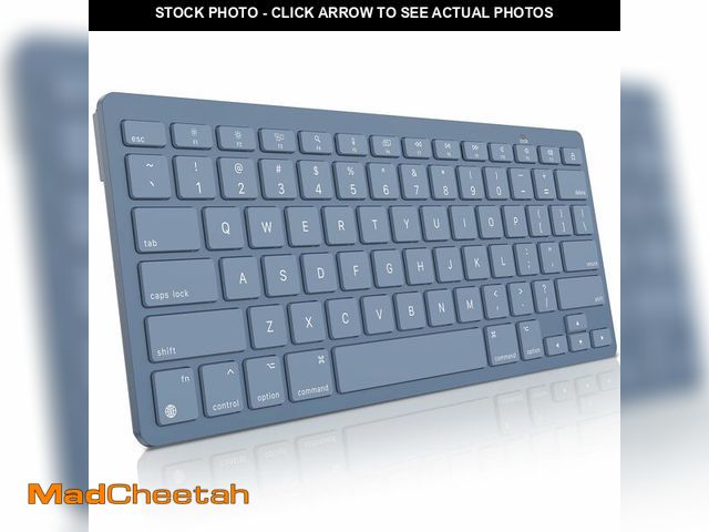 Lot 74-14212044 - OMOTON Wireless Keyboard for Mac - Compact Bluetooth Keyboard Designed for Travel, Coffee Shop, Home...