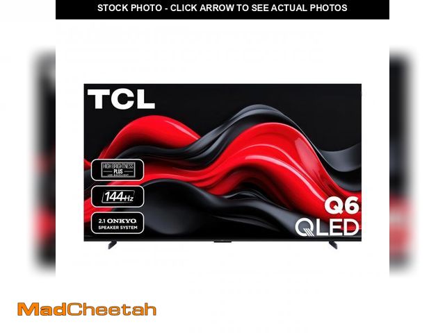 Lot 74-12104245 - TCL 98-Inch Q65 QLED 4K UHD Smart TV with Google TV (98Q651G, 2024 Model) Dolby Vision, Dolby Atmos,...