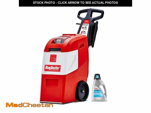 Lot 74-14342934 - Rug Doctor Mighty Pro X3 Commercial Carpet Cleaner with Oxy Cleaner Pack - UNUSED