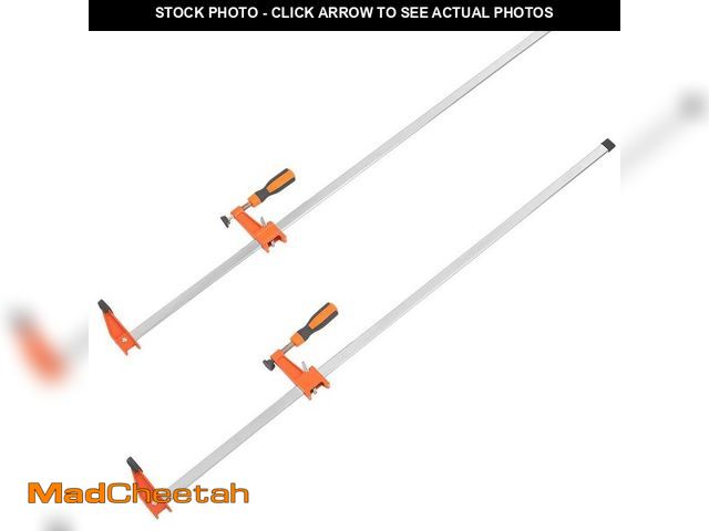 Lot 74-13779110 - SKYSHALO Bar Clamps Set for Woodworking (2-Pieces) 36 in. Clamp/Spreader Quick-Change F Clamp with 6...