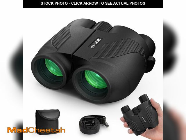 Lot 74-14055676 - 20X25 Small Binoculars for Adults and Kids, Large Eyepiece Binoculars for Bird Watching Easy Focus, ...