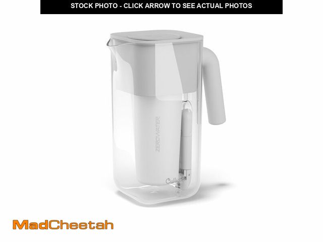 Lot 74-14266077 - Culligan with ZeroWater Technology 8-Cup Water Filter Pitcher Ã¢â¬â Includes 5-Stage Advanced Wat...