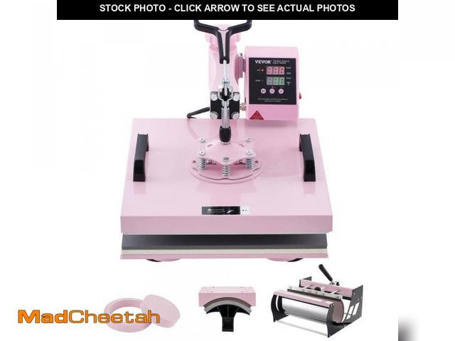 Lot 74-12518027 - SKYSHALO Heat Press Machine, 15 in. L x 15 in. W, 5 in 1 Heat Transfer Machine with 30 oz. Tumbler P...
