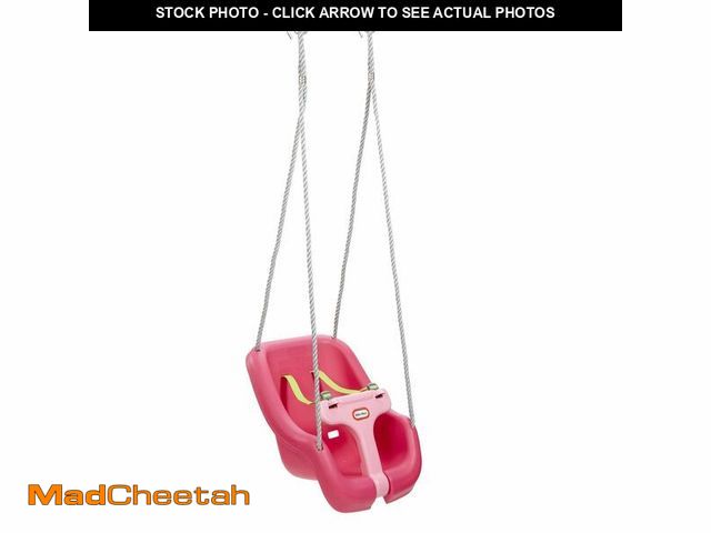 Lot 74-13787844 - Little Tikes 2-in-1 Snug 'n Secure Swing Magenta - USED