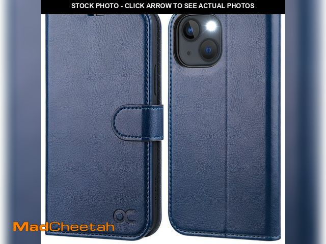 Lot 74-14270696 - OCASE Compatible with iPhone 13 Wallet Case, PU Leather Flip Folio Case with Card Holders RFID Block...