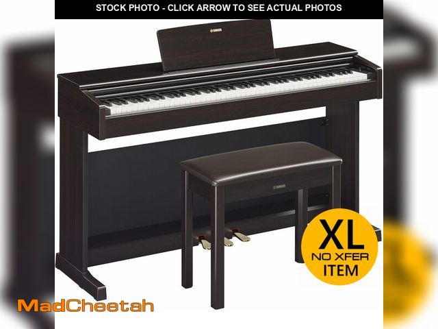 Lot 74-13072443 - Yamaha Arius Series 88-Key Weighted Action Digital Piano for Aspiring Musicians, CFX Concert Grand P...