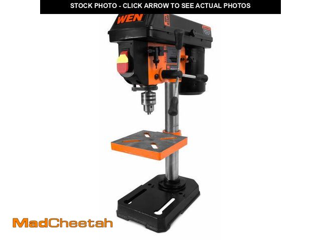 Lot 74-13061043 - WEN 2.3-Amp 8-Inch 5-Speed Cast Iron Benchtop Drill Press - UNUSED