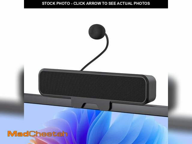 Lot 74-14427614 - INGA Computer Speakers with Detachable Mic, Plug and Play Desktop Speakers, One-Touch Mute Microphon...