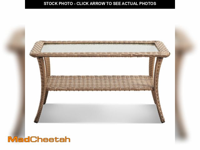 Lot 74-12546645 - Rectangular 40'' L x 20'' W Outdoor Coffee Table - UNUSED