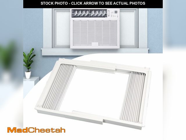 Lot 74-14151541 - Pearwow Window Air Conditioner Side Panel with Frame,AC Insulation Side Panels Curtain Kit,Fits for ...
