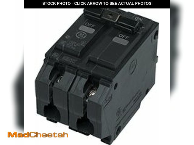 Lot 74-14147737 - GE Industrial - THQL2160 - 60A - 2 Pole - 120/240V - 10kAIC - Q-Line Series Circuit Breaker - UNUSED