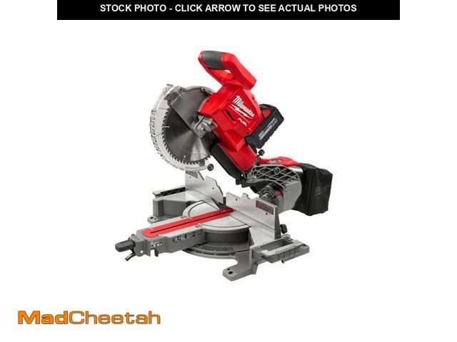 Lot 74-12796795 - Milwaukee M18 FUEL 18V 10 in. Lithium-Ion Brushless Cordless Dual Bevel Sliding Compound Miter Saw K...