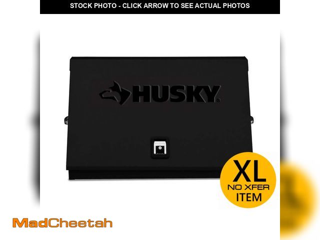 Lot 74-12535122 - Husky Heavy-Duty 36 in. W x 17 in. D Black Steel Portable Triangle Top Chest for Sockets, Wrenches a...