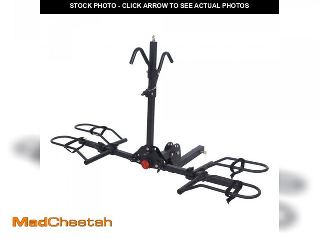 Lot 74-12514441 - Young Electric Ebike Rack, 200lb Capacity, Alloy Steel Hitch Mount, Fits 5-Inch Fat Tire Bikes, 2-In...