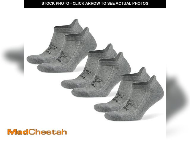 Lot 74-13622261 - Balega Hidden Comfort Performance No Show Athletic Running Socks for Men and Women (3-Pack), Charcoa...