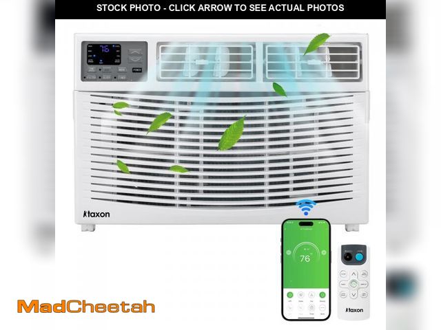 Lot 74-14608472 - Ktaxon 18000BTU Window Air Conditioner With WiFi and Eco Mode for Medium Rooms - USED