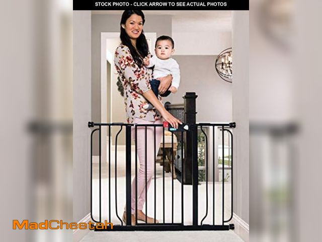 Lot 74-12396906 - Regalo Easy Step 49-Inch Extra Wide Baby Gate, Includes 4-Inch and 12-Inch Extension Kit, 4 Pack of ...