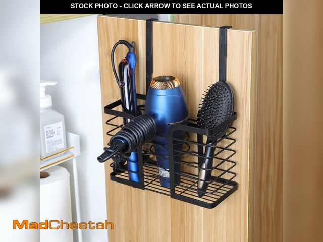 Lot 74-13576782 - YIGII Hair Dryer Holder - Hair Tool Organizer 3-in-1 Blow Dryer Holder Adjustable Height, Bathroom O...