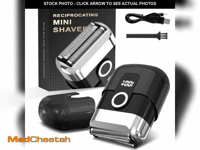 Lot 74-13625663 - HENZILO Electric Foil Shaver for Men: Mini Electric Razor for Face/Beard - 3 Floating Blades Cordles...