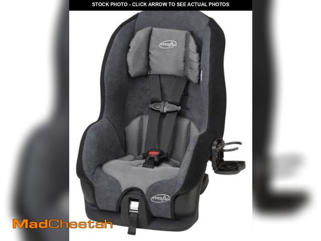 Lot 74-12510147 - Evenflo Tribute LX Convertible Car Seat - Compact Convenience for On-the-Go Families, Saturn Gray 6-...