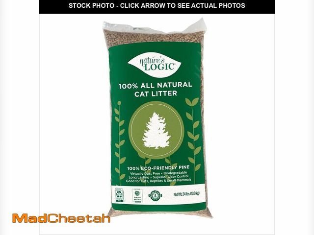 Lot 74-14068278 - Nature's Logic 100% Natural Pine Pellet Cat Litter - 100% Ponderosa Pine, Dust-Free, Unscented, Biod...