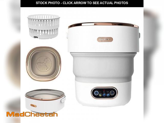 Lot 74-12311796 - Portable Washing Machine,15L Collapsible Mini Washer with 3 Cleaning Modes Drain Basket Small Foldab...