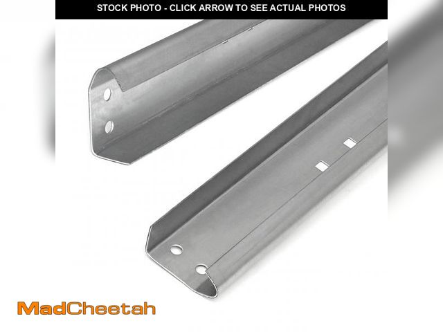 Lot 74-12164183 - Garage Door Vertical Track Replacement Ã¢â¬â Set of Left and Right for 7 Foot Tall - Galvanized S...