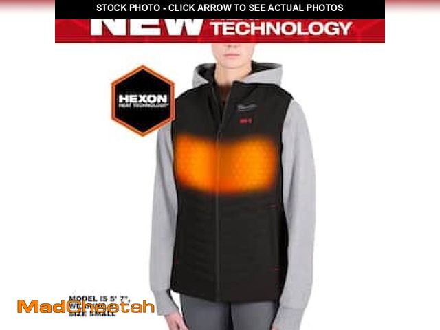 Lot 74-13133343 - Men's X-Large M12 12-Volt Lithium-Ion Cordless Axis Black Heated Vest Kit with (1) 2.0 Ah Battery an...