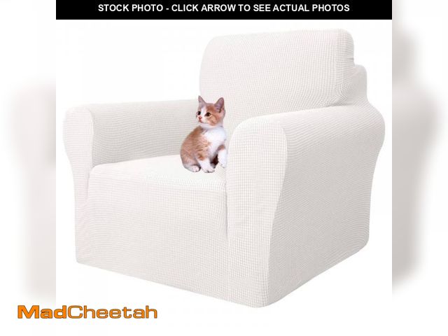 Lot 74-11553355 - MAXIJIN Stretch Chair Cover Chair Slipcovers with Arms, 1-Piece Couch Sofa Chair Covers for Living R...