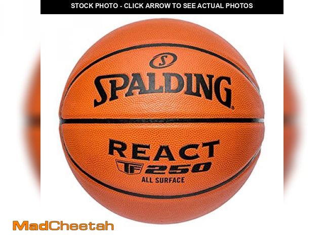 Lot 74-12096486 - Spalding React TF-250 Indoor-Outdoor Basketball 27.5" - UNUSED