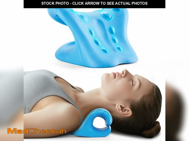 Lot 74-13628134 - Neck Stretcher and Cervical Traction Device, Relaxer for TMJ Pain and Shoulder Pain Relief, Cervical...