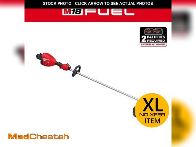 Lot 74-13496951 - Milwaukee M18 FUEL 18V Brushless Cordless 17 in. Dual Battery Straight Shaft String Trimmer (Tool-On...
