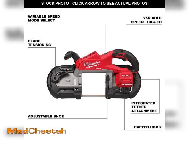 Lot 74-12792645 - Milwaukee M18 FUEL 18V Lithium-Ion Brushless Cordless Deep Cut Band Saw (Tool-Only) - USED