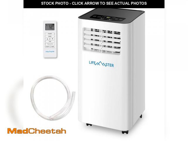 Lot 74-12392974 - LifeMaster 12,000 BTU Portable Air Conditioners, Room Air Conditioner with Digital Remote for Room u...