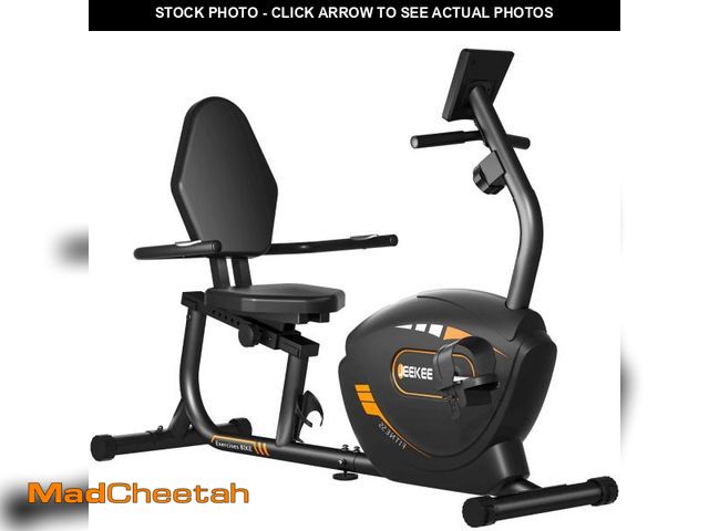 Lot 74-12243241 - JEEKEE Recumbent Exercise Bike for Adults Seniors - Indoor Magnetic Cycling Fitness Equipment for Ho...