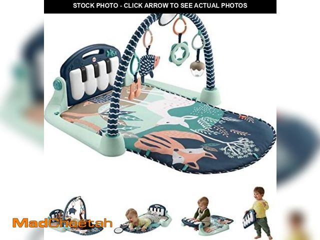 Lot 74-12399752 - Fisher-Price Baby Playmat Kick &amp; Play Piano Gym with Musical and Sensory Toys for Newborn to Tod...