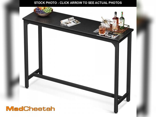 Lot 74-12540292 - ODK 55 Inch Bar Table, Bar Height Pub Table, Counter Height Bar Table, Rectangular High Top Kitchen ...