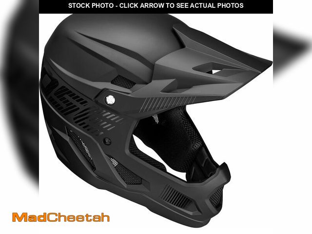 Lot 74-14349604 - Mongoose Title Full Face Helmet, Large, Durable ABS Shell, Chin Guard, Full Coverage Padding, Vents ...