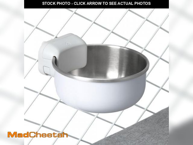 Lot 74-11548838 - Diggs Dog Bowl for Crate - Dishwasher Safe Stainless Steel Water Bowl for Dog Crate - Spill-Resistan...