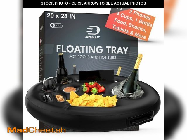 Lot 74-14479883 - Premium Floating Drink Holder for Pool, Holds 50 lbs, Hot Tub Accessories - UNUSED