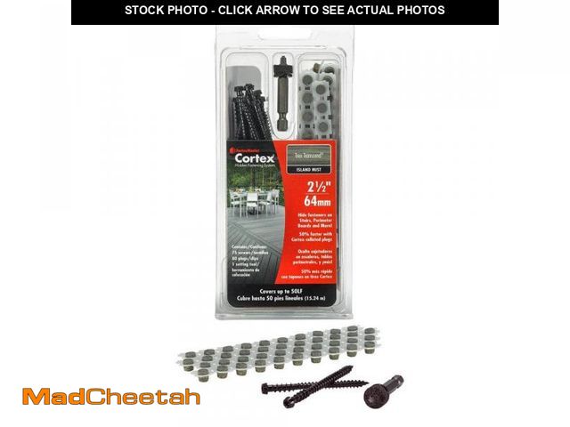Lot 74-12519933 - FastenMaster Collated Cortex Hidden Fastening System for Trex Transcend Decking - 2-1/2 in. screws a...