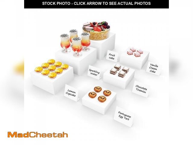 Lot 74-11557738 - ToBeAce 6 Pcs Buffet Risers, Food Risers for Buffet Table, Food Display Stand for Party Catering Des...